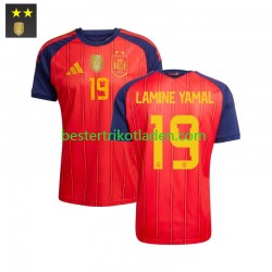 Fußballtrikot Spanien Lamine Yamal 19 Heim Trikot Home 2026-2027 Kurzarm für Herren