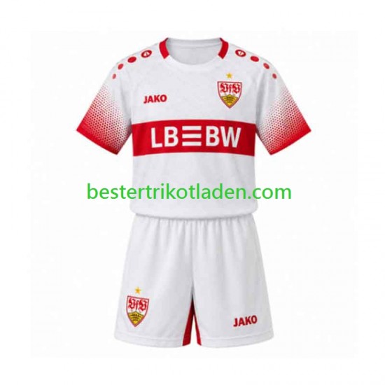 Fußballtrikot VfB Stuttgart Auswärts Trikot Away 2026-2027 Kurzarm für Kinder