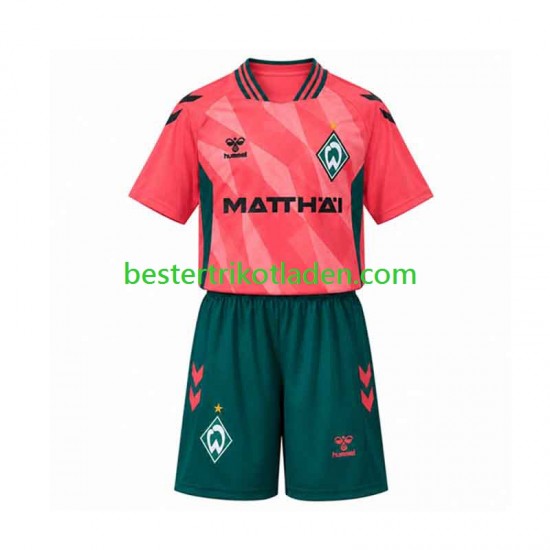 Fußballtrikot Werder Bremen Ausweich Trikot 3rd 2026-2027 Kurzarm für Kinder