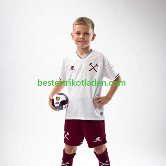 Fußballtrikot West Ham United Auswärts Trikot Away 2026-2027 Kurzarm für Kinder