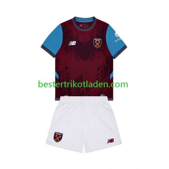 Fußballtrikot West Ham United Heim Trikot Home 2026-2027 Kurzarm für Kinder