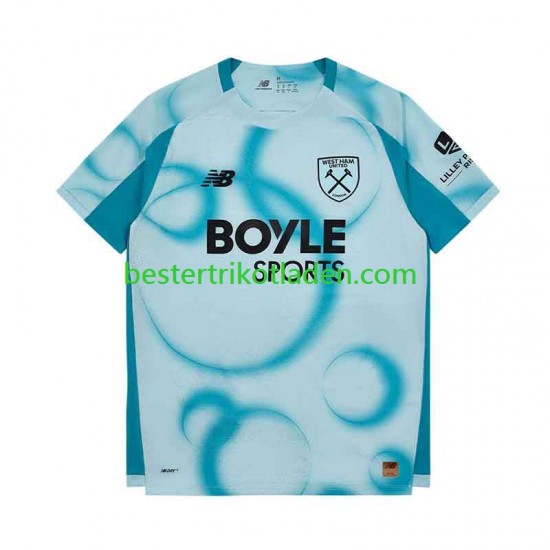 Fußballtrikot West Ham United Ausweich Trikot 3rd 2026-2027 Kurzarm für Herren