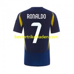 Fußballtrikot Al Nassr Cristiano Ronaldo 7 Auswärts Trikot Away 2024-2025 Kurzarm für Herren