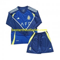 Fußballtrikot Al Nassr Auswärts Trikot Away 2024-2025 Langarm für Kinder