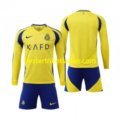 Fußballtrikot Al Nassr Heim Trikot Home 2024-2025 Langarm für Kinder