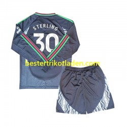 Fußballtrikot Arsenal Sterling 30 Auswärts Trikot Away 2024-2025 Langarm für Kinder