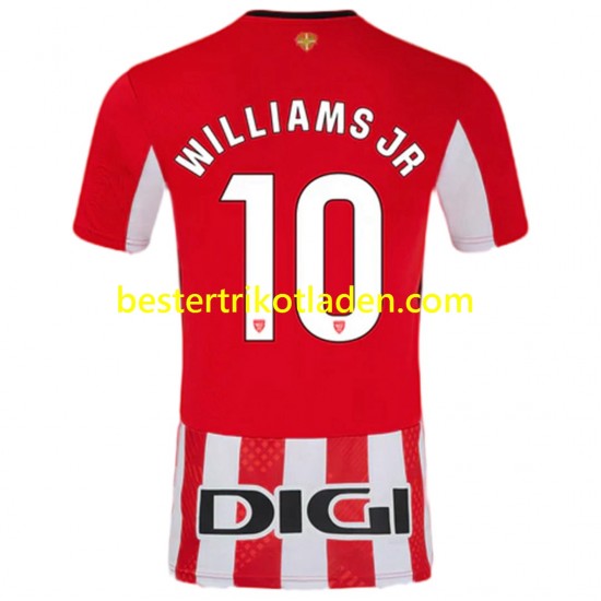 Fußballtrikot Athletic Bilbao Williams JR 10 Heim Trikot Home 2024-2025 Kurzarm für Herren