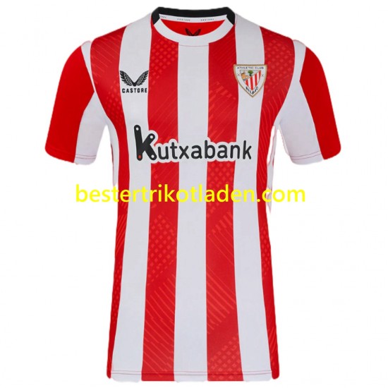 Fußballtrikot Athletic Bilbao Williams JR 10 Heim Trikot Home 2024-2025 Kurzarm für Herren