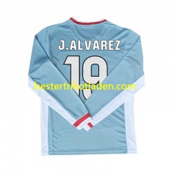 Fußballtrikot Atlético Madrid Julian Alvarez 19 Auswärts Trikot Away 2024-2025 Langarm für Herren