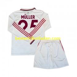 Fußballtrikot FC Bayern München Muller 25 Ausweich Trikot 3rd 2024-2025 Langarm für Kinder