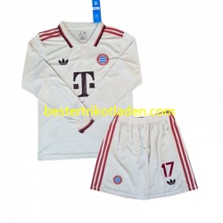 Fußballtrikot FC Bayern München Olise 17 Ausweich Trikot 3rd 2024-2025 Langarm für Kinder