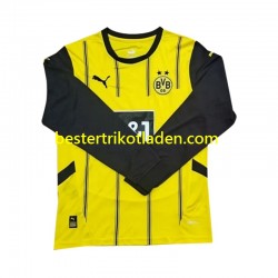 Fußballtrikot Borussia Dortmund Heim Trikot Home 2024-2025 Langarm für Herren