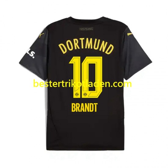 Fußballtrikot Borussia Dortmund Julian Brandt 10 Auswärts Trikot Away 2024-2025 Kurzarm für Herren