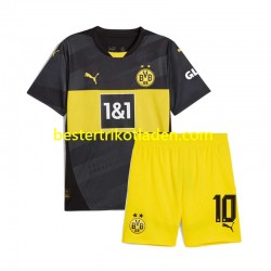 Fußballtrikot Borussia Dortmund Julian Brandt 10 Auswärts Trikot Away 2024-2025 Kurzarm für Kinder