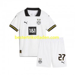 Fußballtrikot Borussia Dortmund Karim Adeyemi 27 Ausweich Trikot 3rd 2024-2025 Kurzarm für Kinder