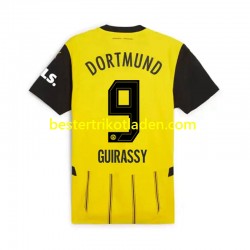 Fußballtrikot Borussia Dortmund Serhou Guirassy 9 Heim Trikot Home 2024-2025 Kurzarm für Herren
