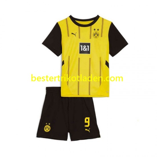 Fußballtrikot Borussia Dortmund Serhou Guirassy 9 Heim Trikot Home 2024-2025 Kurzarm für Kinder