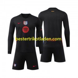 Fußballtrikot FC Barcelona Auswärts Trikot Away 2024-2025 Langarm für Kinder