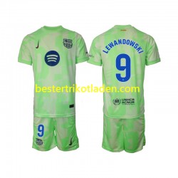 Fußballtrikot FC Barcelona Robert Lewandowski 9 Ausweich Trikot 3rd 2024-2025 Kurzarm für Kinder