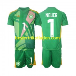 Fußballtrikot Deutschland Manuel Neuer 1 Torwart Ausweich Trikot 3rd 2024-2025 Kurzarm für Kinder