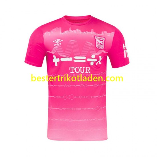 Fußballtrikot Ipswich Town Ausweich Trikot 3rd 2024-2025 Kurzarm für Herren