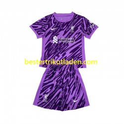 Fußballtrikot Liverpool Torwart Ausweich Trikot 3rd 2024-2025 Kurzarm für Kinder