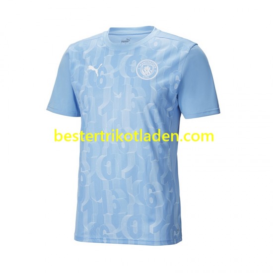 Fußballtrikot Manchester City Pre-Match Heim Trikot Home 2024-2025 Kurzarm für Herren