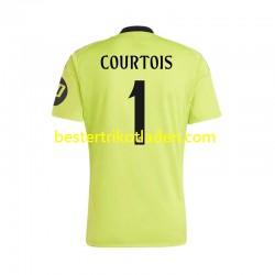 Fußballtrikot Real Madrid COURTOIS 1 Torwart Ausweich Trikot 3rd 2024-2025 Kurzarm für Herren