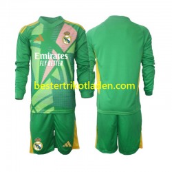 Fußballtrikot Real Madrid Torwart Ausweich Trikot 3rd 2024-2025 Langarm für Kinder