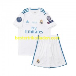 Fußballtrikot Real Madrid 2017 Retro Heim Trikot Home Kurzarm für Kinder