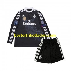 Fußballtrikot Real Madrid 2014 Retro Ausweich Trikot 3rd Langarm für Kinder