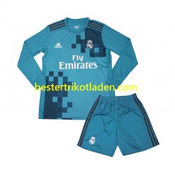 Fußballtrikot Real Madrid 2017 Retro Ausweich Trikot 3rd Langarm für Kinder