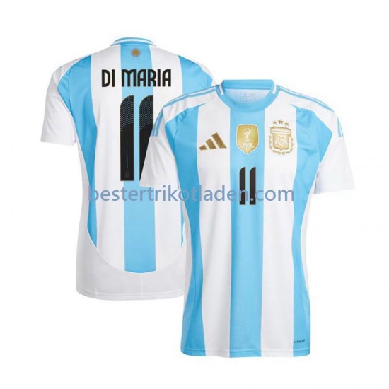 Fußballtrikot Argentinien Di Maria 11 Heim Trikot Home 2024 Kurzarm für Herren