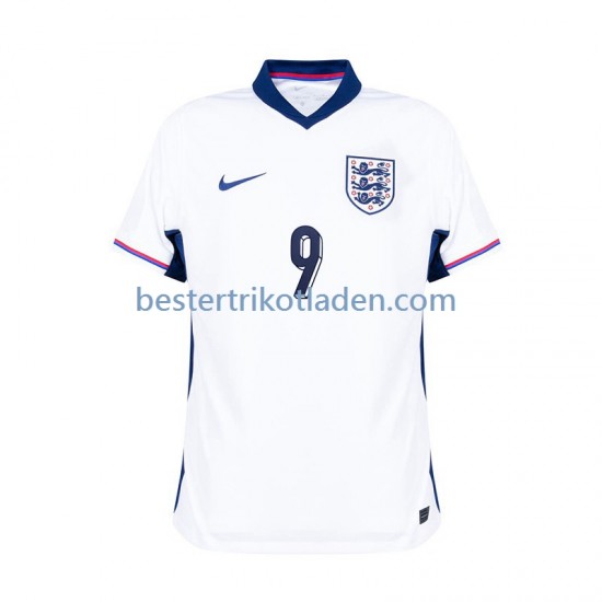 Fußballtrikot England Harry Kane 9 Heim Trikot Home Euro 2024 Kurzarm für Herren