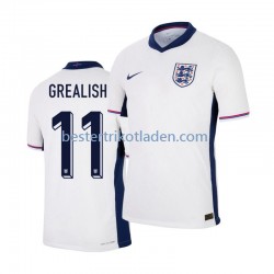 Fußballtrikot England Jack Grealish 11 Heim Trikot Home Euro 2024 Kurzarm für Herren