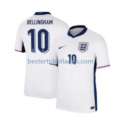 Fußballtrikot England Jude Bellingham 10 Heim Trikot Home Euro 2024 Kurzarm für Herren