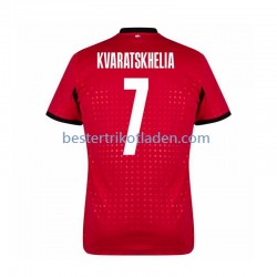 Fußballtrikot Georgia Kvaratskhelia 7 Ausweich Trikot 3rd Euro 2024 Kurzarm für Herren