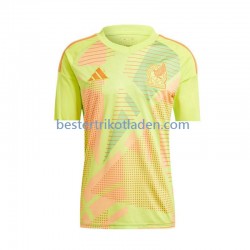 Fußballtrikot Mexiko Torwart Auswärts Trikot Away Euro 2024 Kurzarm für Herren