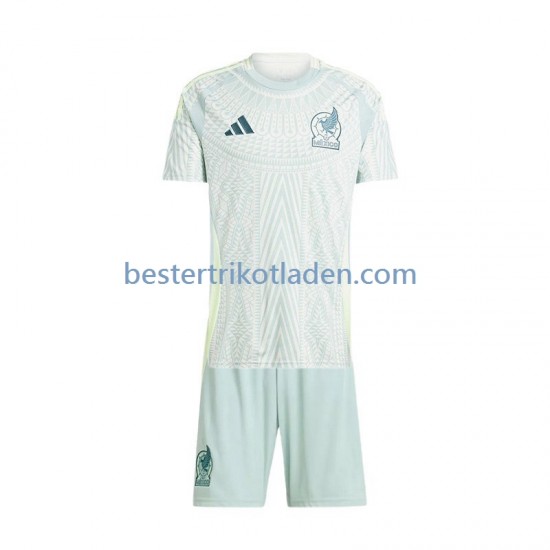 Fußballtrikot Mexiko Auswärts Trikot Away 2024 Kurzarm für Kinder