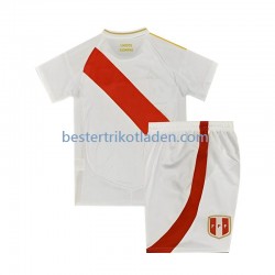 Fußballtrikot Peru Heim Trikot Home 2024 Kurzarm für Kinder