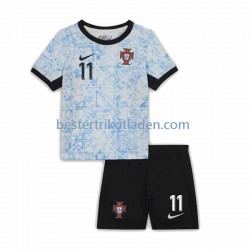 Fußballtrikot Portugal Joao Felix 11 Auswärts Trikot Away Euro 2024 Kurzarm für Kinder