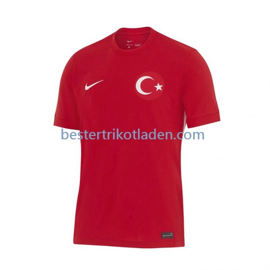 Fußballtrikot Türkei Auswärts Trikot Away Euro 2024 Kurzarm für Herren