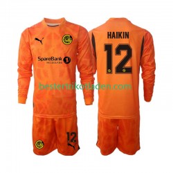 Fußballtrikot FK Bodø/Glimt Nikita Haikin 12 Torwart Auswärts Trikot Away 2025 Langarm für Kinder