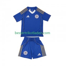 Fußballtrikot Leicester City Heim Trikot Home 2025-2026 Kurzarm für Kinder