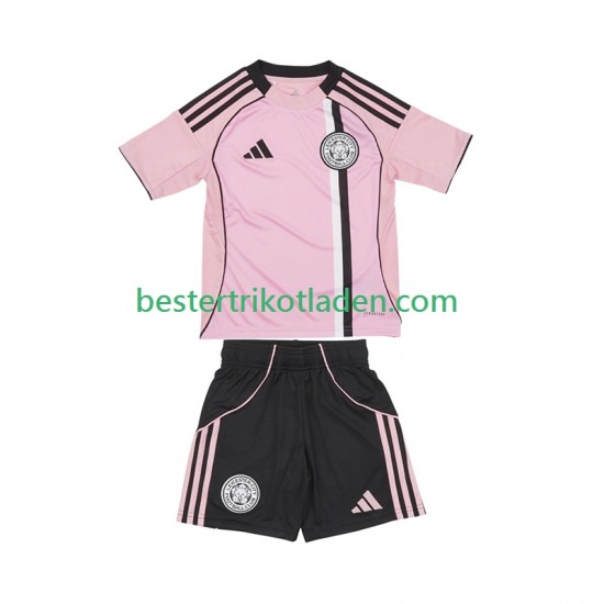 Fußballtrikot Leicester City Ausweich Trikot 3rd 2025-2026 Kurzarm für Kinder