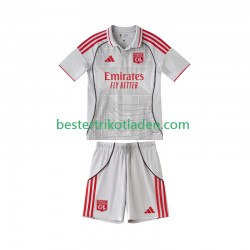 Fußballtrikot Olympique Lyon Ausweich Trikot 3rd 2025-2026 Kurzarm für Kinder
