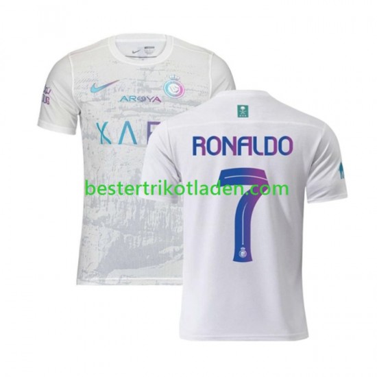Fußballtrikot Al-Nassr Ronaldo 7 Ausweich Trikot 3rd 2023-2024 Kurzarm für Herren