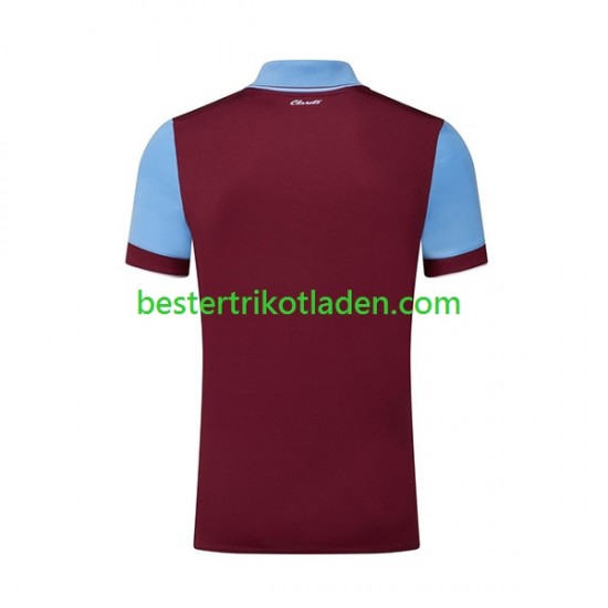 Fußballtrikot Burnley Heim Trikot Home 2023-2024 Kurzarm für Herren