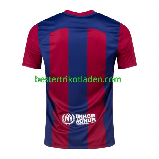 Fußballtrikot FC Barcelona Rolling Stones Heim Trikot Home 2023-2024 Kurzarm für Herren