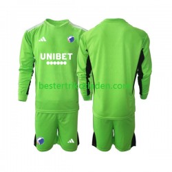 Fußballtrikot FC Kopenhagen Torwart Viertes trikot 2023-2024 Langarm für Kinder